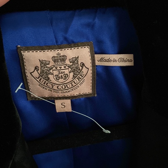 Juicy Couture Velvet Blazer - Picture 4 of 6